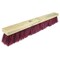 Weiler 24" Contractor Garage Broom Maroon Polypropylene Fill Includes Brace 44587 - alternate 1